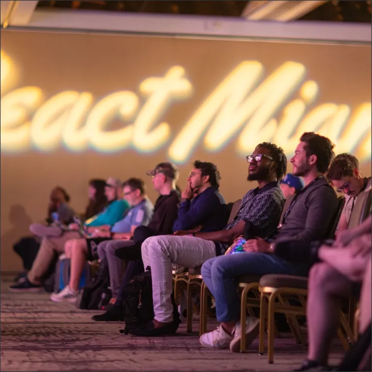 React Miami audience