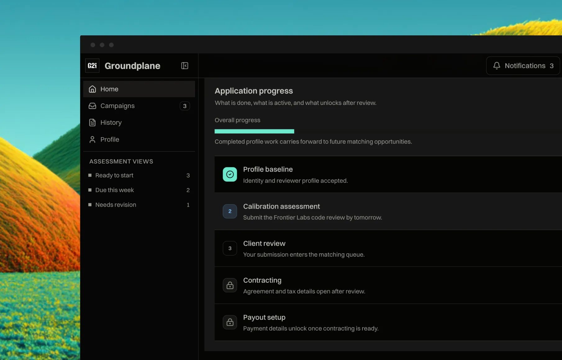 Onboard into the project